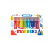 Zmywalne Flamastry z Trójkątną Końcówką Ooly - Mighty Mega