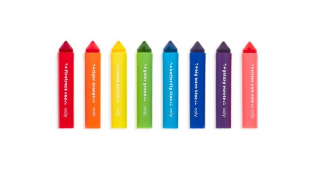 Zmywalne Flamastry z Trójkątną Końcówką Ooly - Mighty Mega