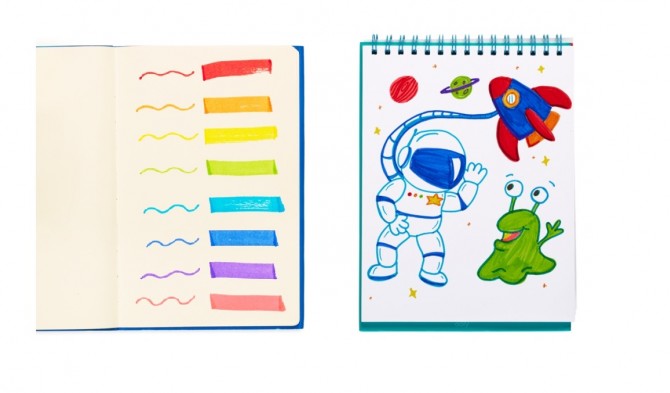 Zmywalne Flamastry z Trójkątną Końcówką Ooly - Mighty Mega