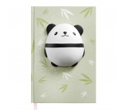 Notatnik A5 z miękką figurką Squishy Miquelrius - Panda
