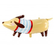 Balon foliowy Party Deco - Jamnik 90 x 40 cm