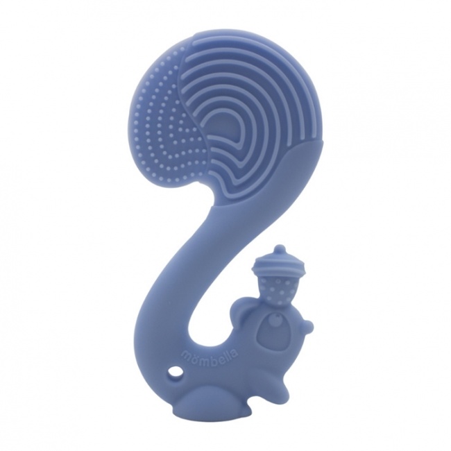 Gryzak Zabawka Mombella - Squirrel Light Blue