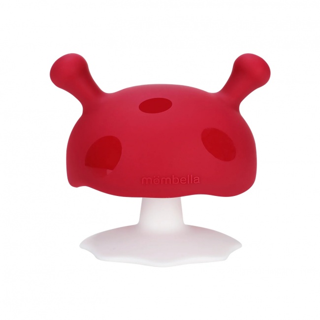 Gryzak Uspokajający Mombella - Mushroom Chimney Red