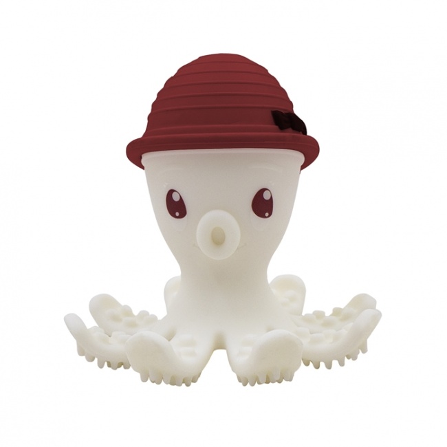 Gryzak Zabawka Mombella - Ośmiornica Chimney Red