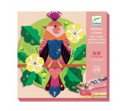 Zestaw artystyczny z cekinami i brokatem Djeco - Raj