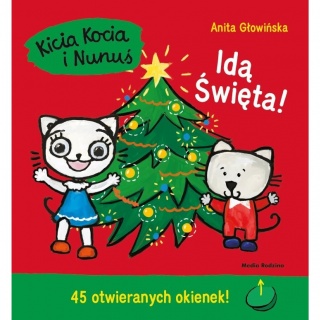Książka "Kicia Kocia i Nunuś. Idą święta" wydawnictwo Media Rodzina