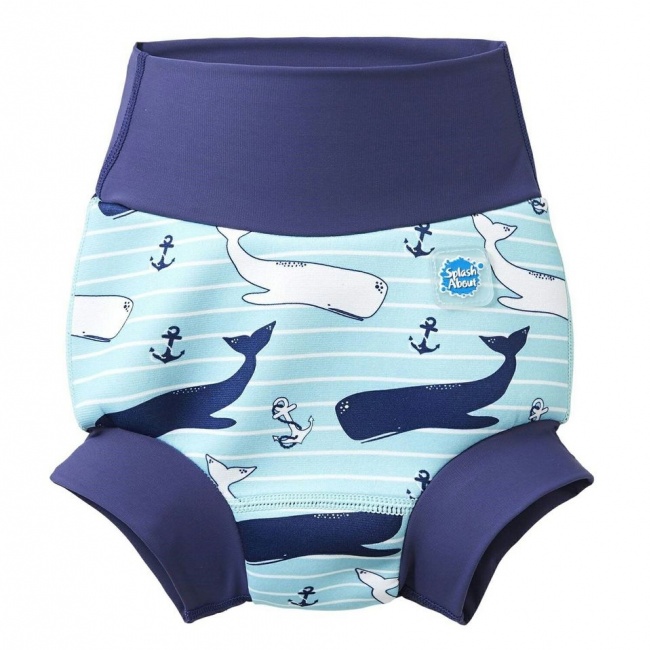 Pieluszka do pływania Happy Nappy 24-36 msc Wieloryby (XXL)