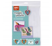 Magiczny, przezroczysty plastik Apli Kids - 4 arkusze