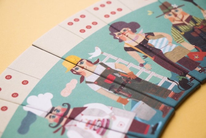 Gra okrągłe domino Londji - Chcę być...