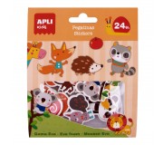 Naklejki z pianki EVA Apli Kids - Zwierzęta 24 szt.