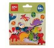 Naklejki z pianki EVA Apli Kids - Dinozaury 24 szt.