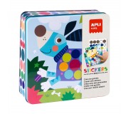 Zestaw kreatywny z naklejkami Apli Kids - Piesek