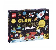 Puzzle świecące w ciemności Apli Kids - Kosmos 4+