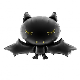 Balon foliowy Party Deco - Nietoperz 80 x 52 cm