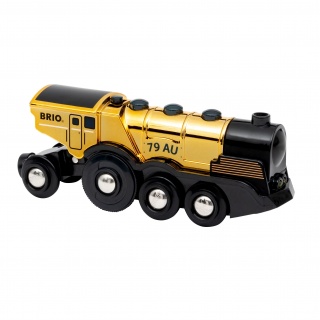 Złota Lokomotywa BRIO World - Mighty Gold