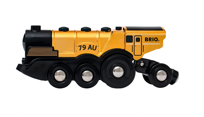 Złota Lokomotywa BRIO World - Mighty Gold