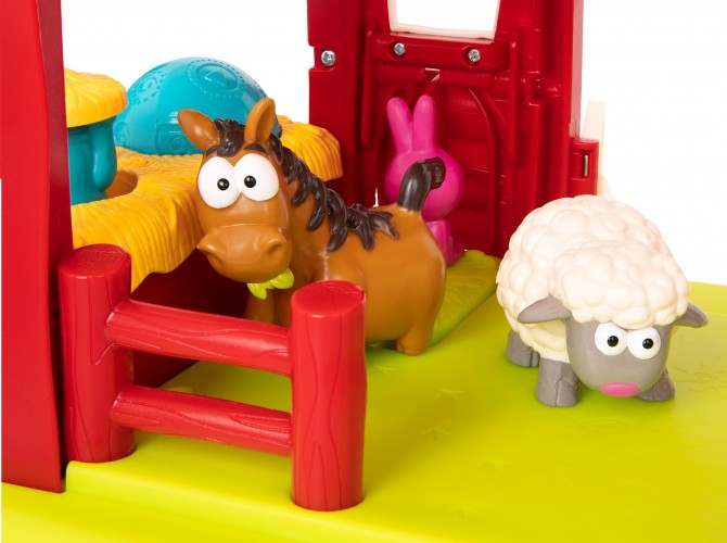 Interaktywna zagroda z odgłosami zwierząt B. Toys - Musical Fun Farm