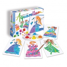 Zestaw do malowania Aquarellum Junior SentoSphere - Księżniczki kwiatowe