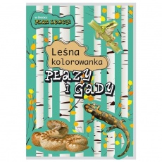 Leśna kolorowanka. Płazy i gady wydawnictwo Multico