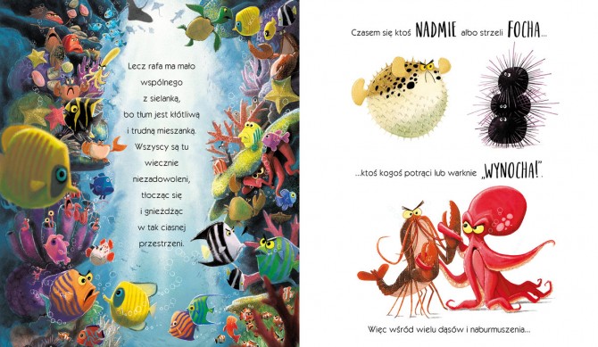 Książka "Wieloryb, który chciał więcej" wydawnictwo Zielona Sowa