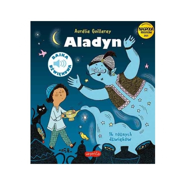 Książka "Alladyn. Bajka dźwiękowa" wydawnictwo Harperkids