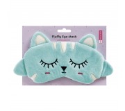 Pluszowa maska na oczy Back2Fun Miquelrius - Miętowa