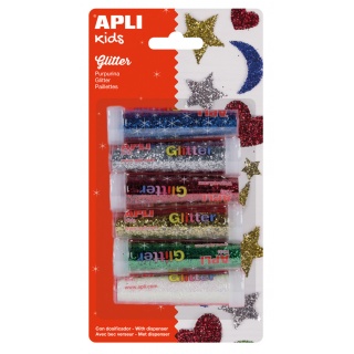 Brokat w słoiczku Apli Kids - 6 kolorów