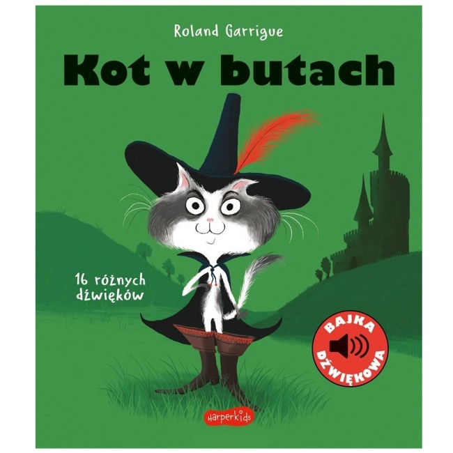 Książka "Kot w butach. Bajka dźwiękowa" wydawnictwo Harperkids