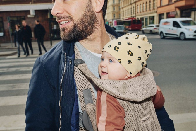 Nosidełko BABYBJORN MOVE 3D Mesh - Szary Beż