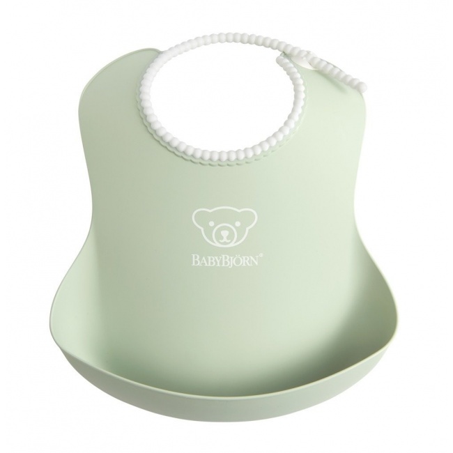 Śliniak BABYBJORN - Powder Green