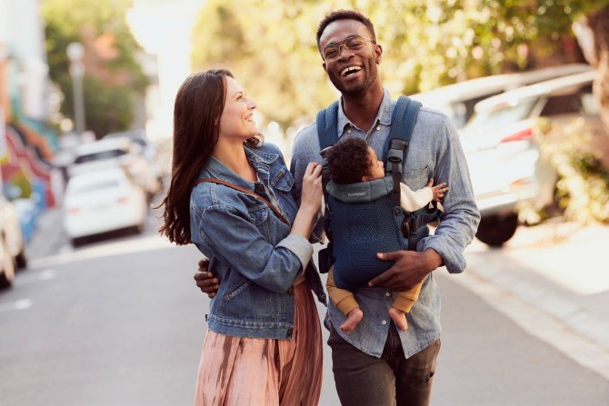 Nosidełko BABYBJORN Harmony 3D Mesh - Granatowy