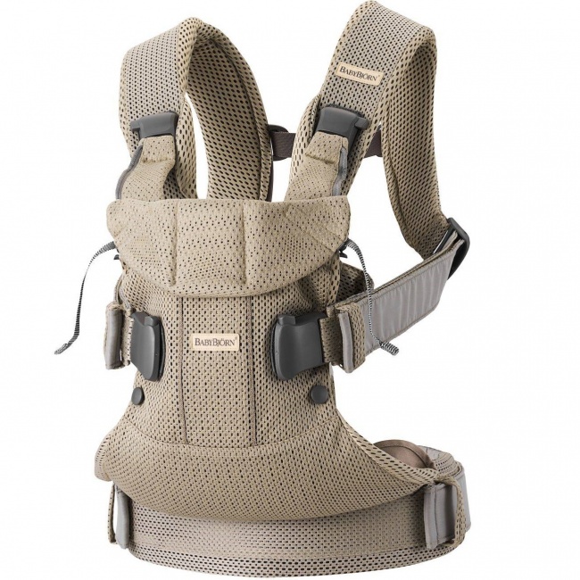 Nosidełko BABYBJORN ONE AIR 3D Mesh - Szary Beż