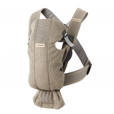 Nosidełko BABYBJORN MINI 3D Mesh - Szary Beż