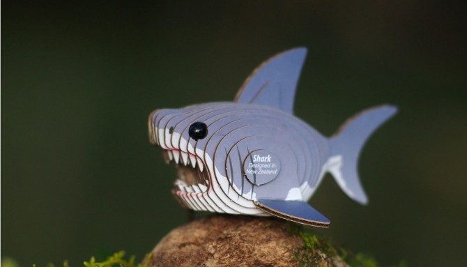 Eko Układanka 3D Eugy - Rekin