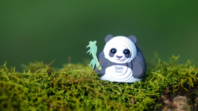 Eko Układanka 3D Eugy - Panda