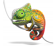Eko Układanka 3D Eugy - Kameleon