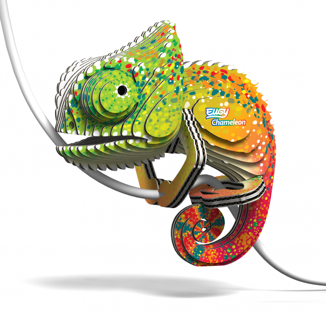 Eko Układanka 3D Eugy - Kameleon