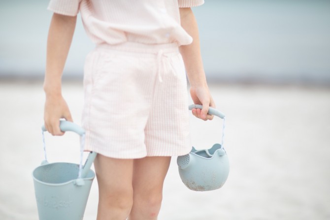 Zabawki do piaskownicy, na plażę Scrunch błękitny