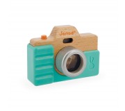 Drewniany aparat fotograficzny z dźwiękiem i lampą błyskową Janod
