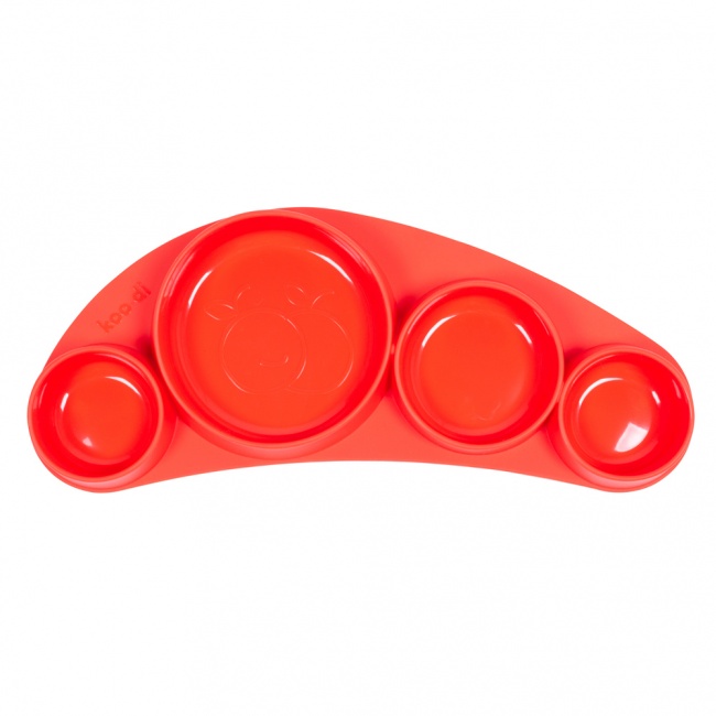 Silikonowy talerz Tiny Tapas Koo-di - Ladybug