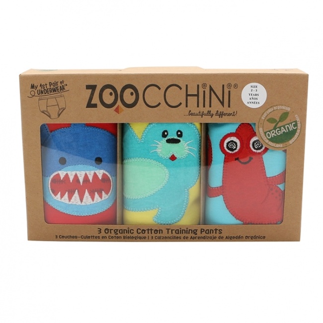 Majtki Treningowe Zoocchini Chłopięce Ocean Pals - 2-3 latka
