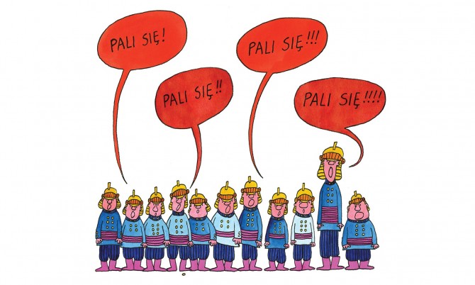 Książka "Pali się!" wydawnictwo Dwie Siostry