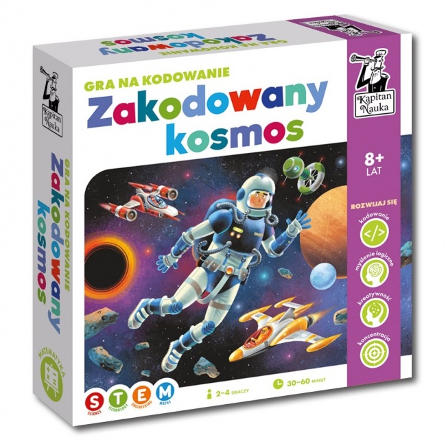 Gra na kodowanie Kapitan Nauka - Zakodowany kosmos