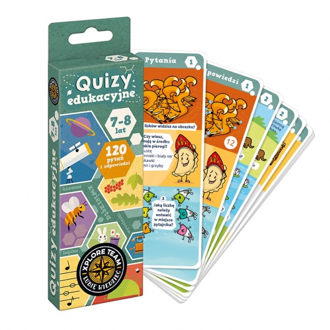 Quizy Edukacyjne dla dzieci Xplore Team - 7-8 lat