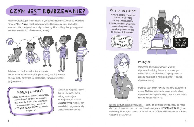 Książka "Dojrzewanie. Dziewczyny" wydawnictwo Nasza Księgarnia