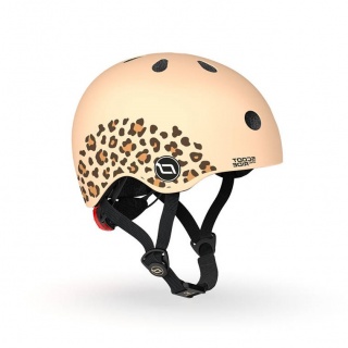Kask dla dzieci SCOOTANDRIDE XXS-S 1-5 lat - Leopard