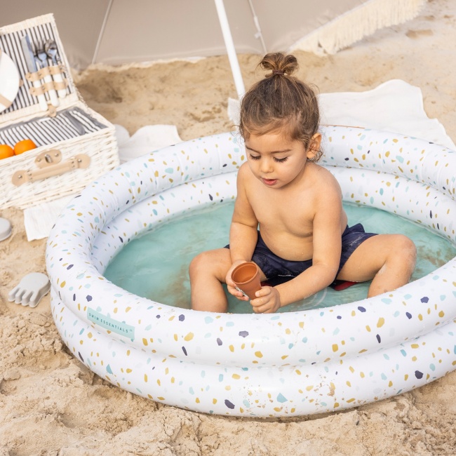 Basen kąpielowy 100 cm The Swim Essentials - Terrazzo