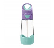 Tritanowa butelka ze słomką 450 ml B.box - Lilac Pop