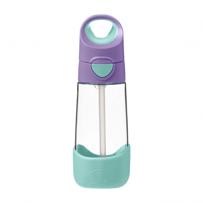 Tritanowa butelka ze słomką 450 ml B.box - Lilac Pop