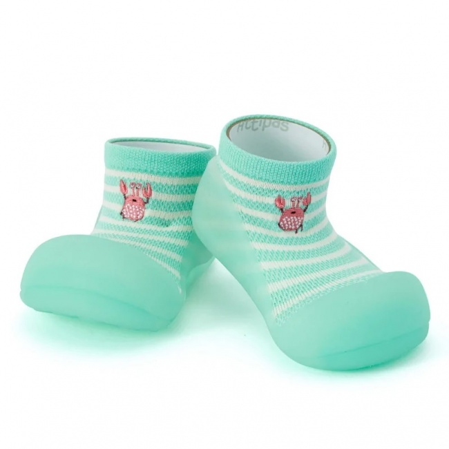Oddychające antypoślizgowe buciki Attipas - Cool Summer Crab Mint M